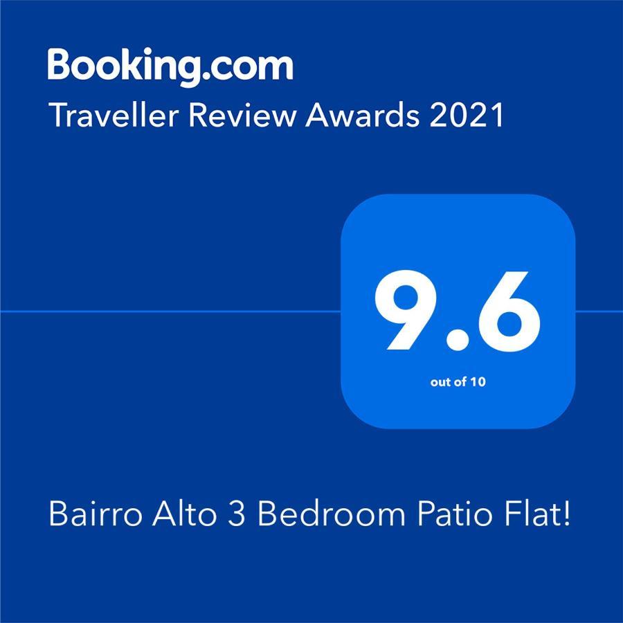 Bairro Alto 3 Bedroom Patio Flat! Lisboa Exterior foto